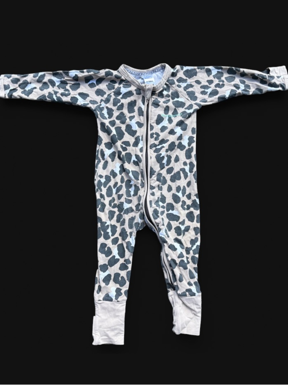 6-12M Bonds | Cheetah Wondersuit With Double Zipper